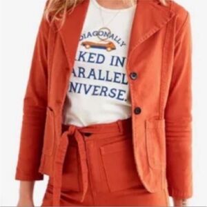 Sugarhigh Lovestoned Blazer in Pumpkin